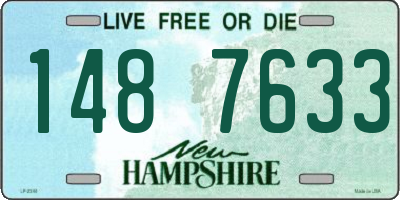 NH license plate 1487633