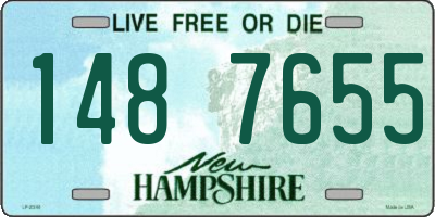 NH license plate 1487655