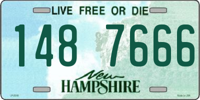 NH license plate 1487666