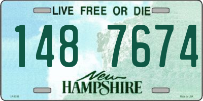 NH license plate 1487674