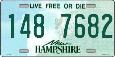NH license plate 1487682