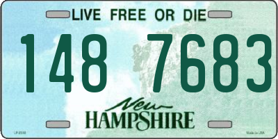 NH license plate 1487683