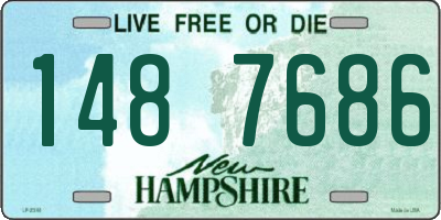 NH license plate 1487686