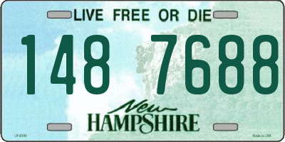 NH license plate 1487688