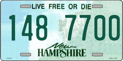 NH license plate 1487700