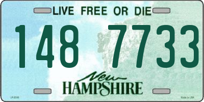NH license plate 1487733