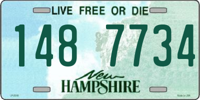 NH license plate 1487734