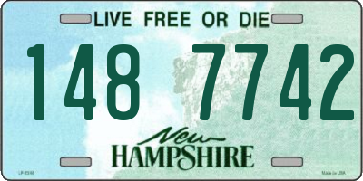 NH license plate 1487742