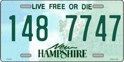 NH license plate 1487747
