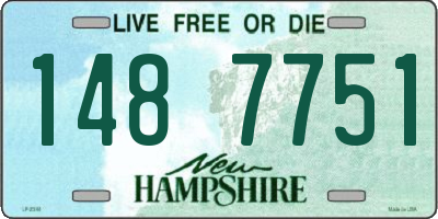 NH license plate 1487751