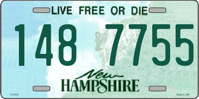 NH license plate 1487755
