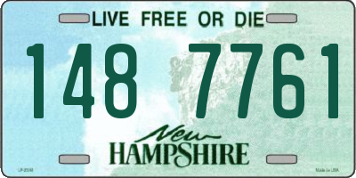 NH license plate 1487761