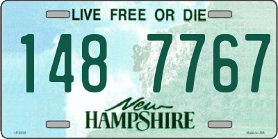 NH license plate 1487767