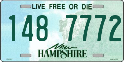 NH license plate 1487772