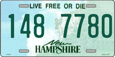 NH license plate 1487780