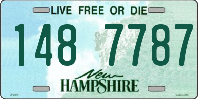 NH license plate 1487787