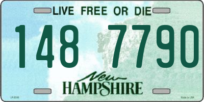 NH license plate 1487790