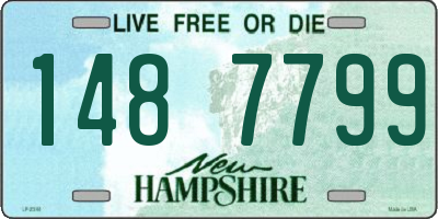 NH license plate 1487799