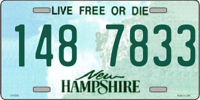 NH license plate 1487833