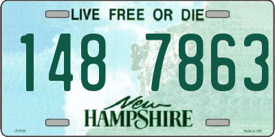 NH license plate 1487863