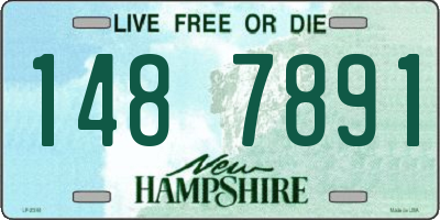 NH license plate 1487891