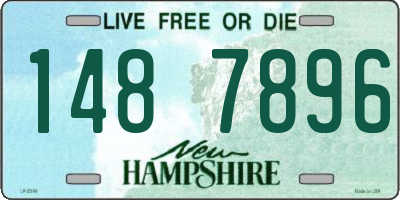 NH license plate 1487896