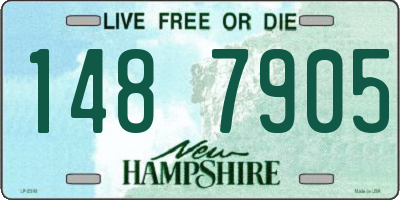 NH license plate 1487905