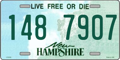 NH license plate 1487907