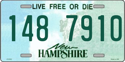 NH license plate 1487910
