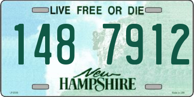 NH license plate 1487912