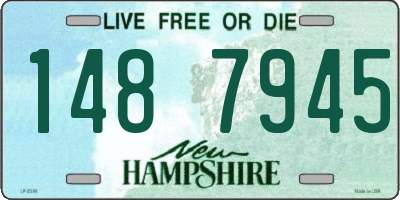 NH license plate 1487945