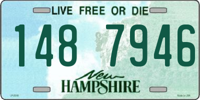 NH license plate 1487946