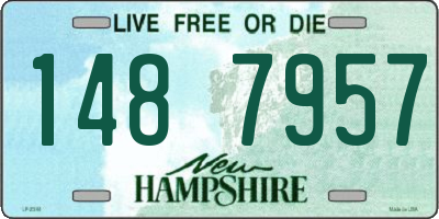 NH license plate 1487957
