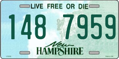 NH license plate 1487959