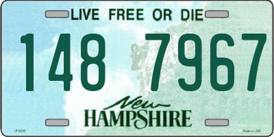 NH license plate 1487967