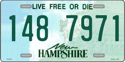 NH license plate 1487971