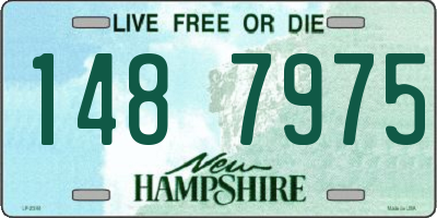 NH license plate 1487975