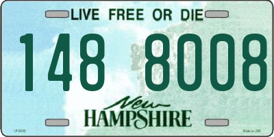 NH license plate 1488008