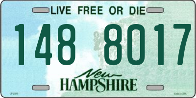 NH license plate 1488017