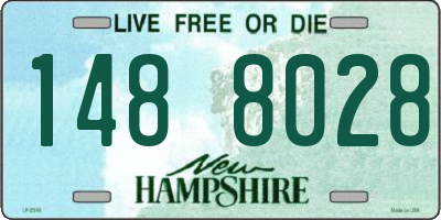 NH license plate 1488028