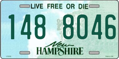 NH license plate 1488046