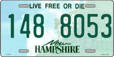 NH license plate 1488053
