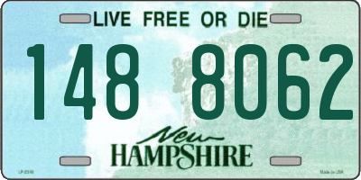 NH license plate 1488062