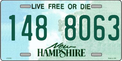 NH license plate 1488063