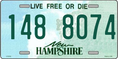 NH license plate 1488074