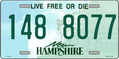 NH license plate 1488077