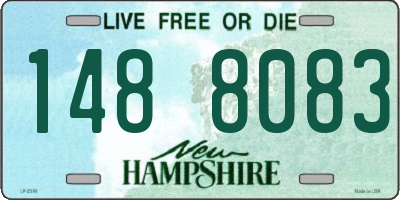 NH license plate 1488083