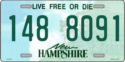 NH license plate 1488091