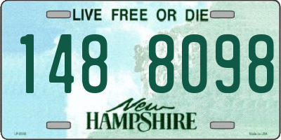 NH license plate 1488098