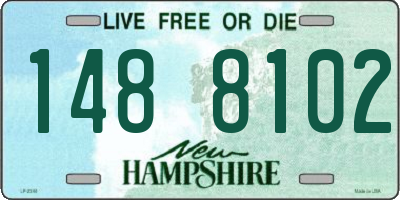 NH license plate 1488102